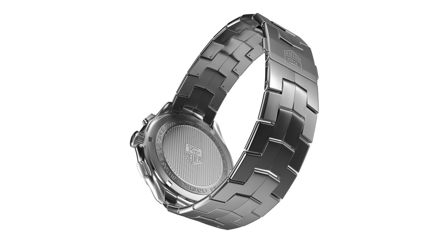 Tag Heuer Link Calibre 16 Watch 3D model_8