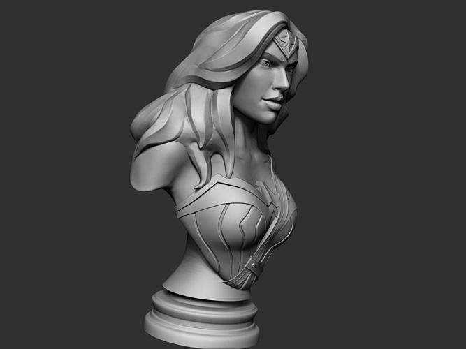 Wonder Woman Sculpt Bust Toy 3D print model