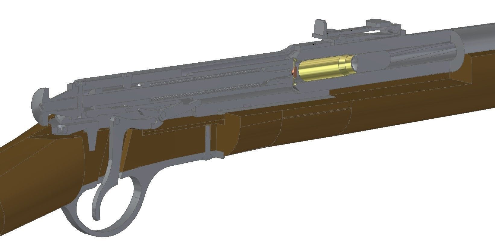 Dragoon Berdan 3D model_1