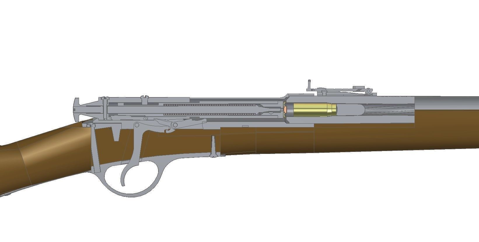 Dragoon Berdan 3D model_2