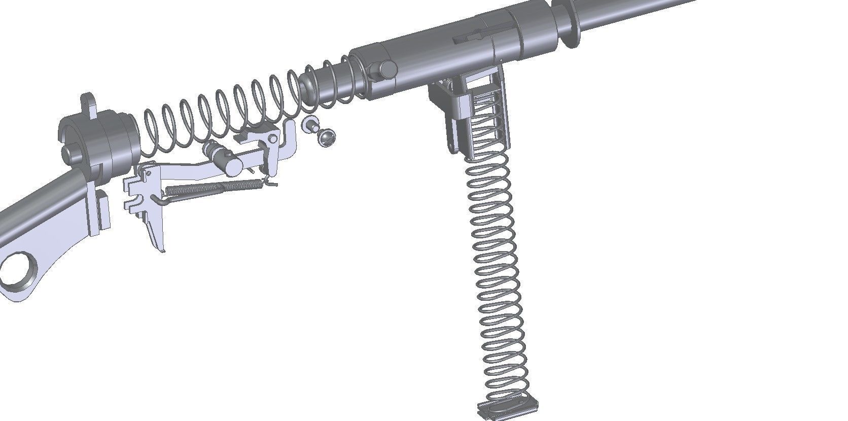 MP-3008 machine gun 3D model_4