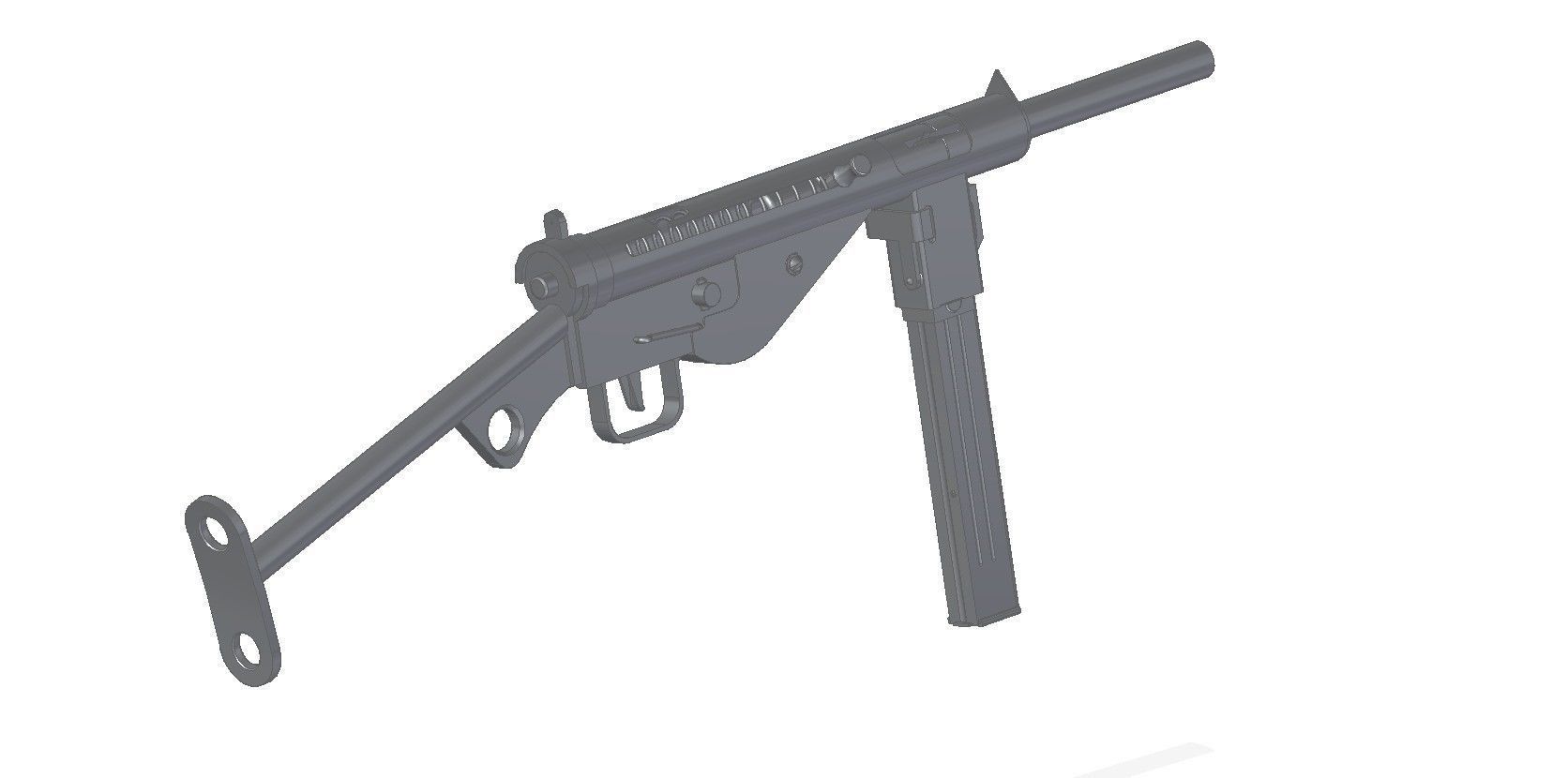 MP-3008 machine gun 3D model_7