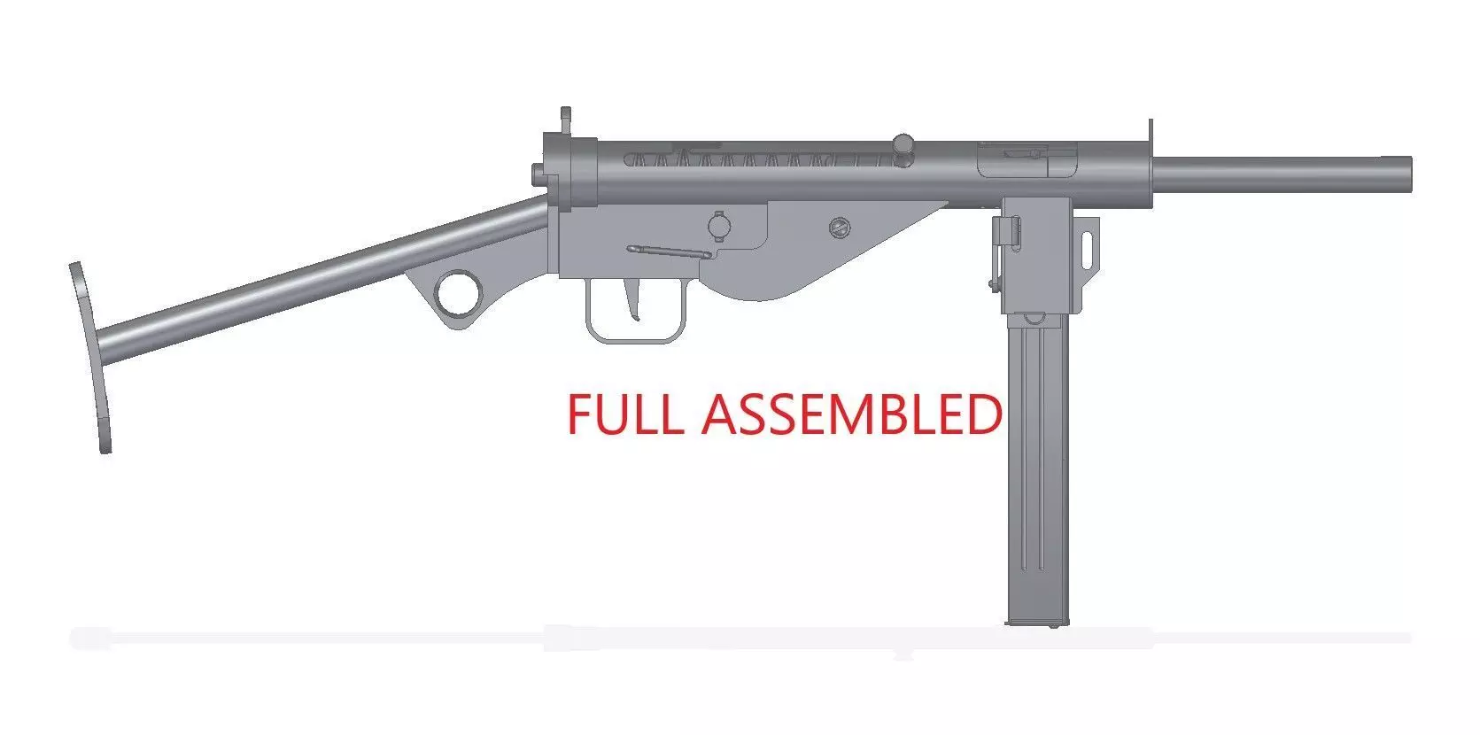 MP-3008 machine gun 3D model_0