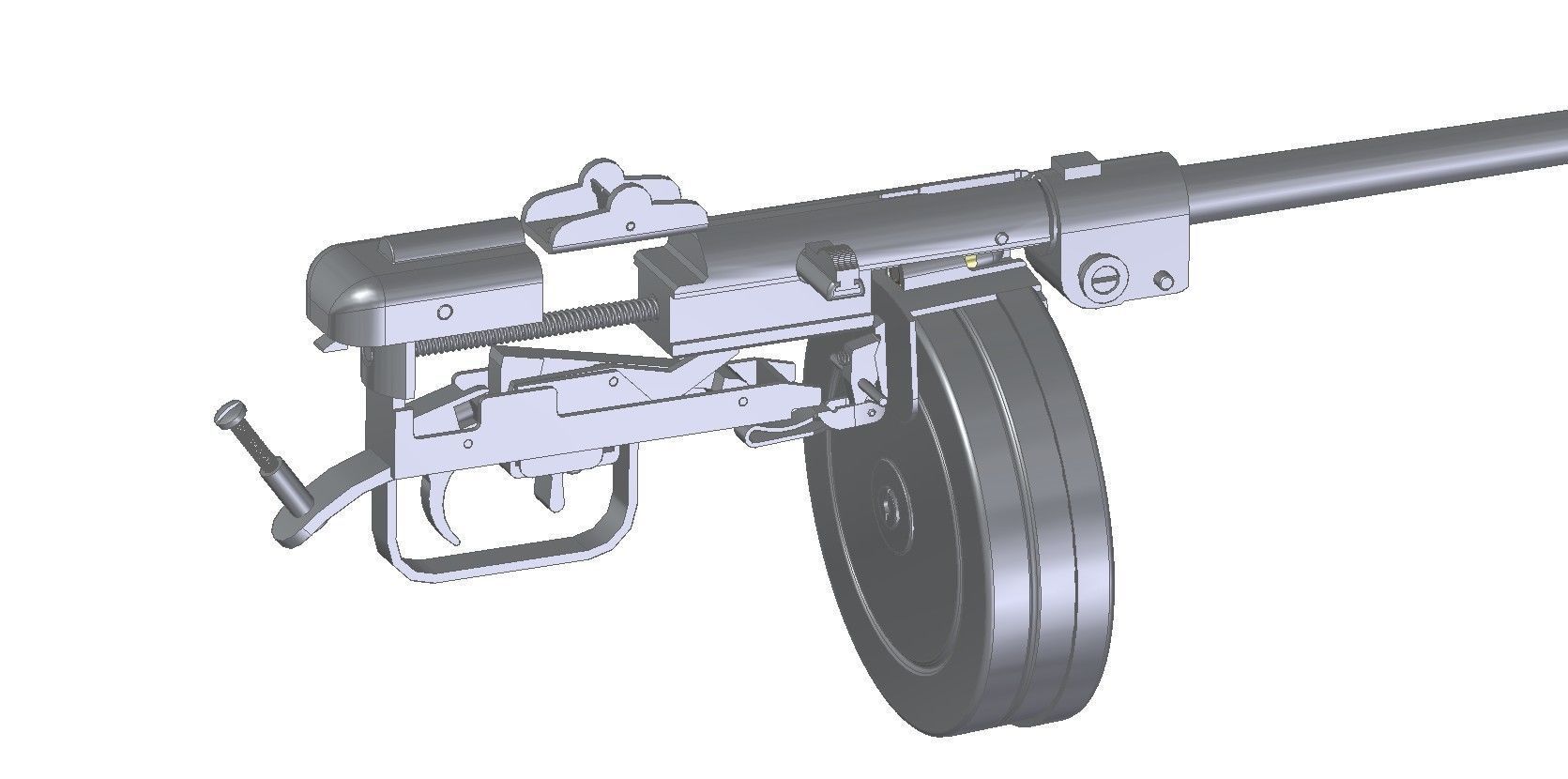 PPSh-41 rifle 3D model_5