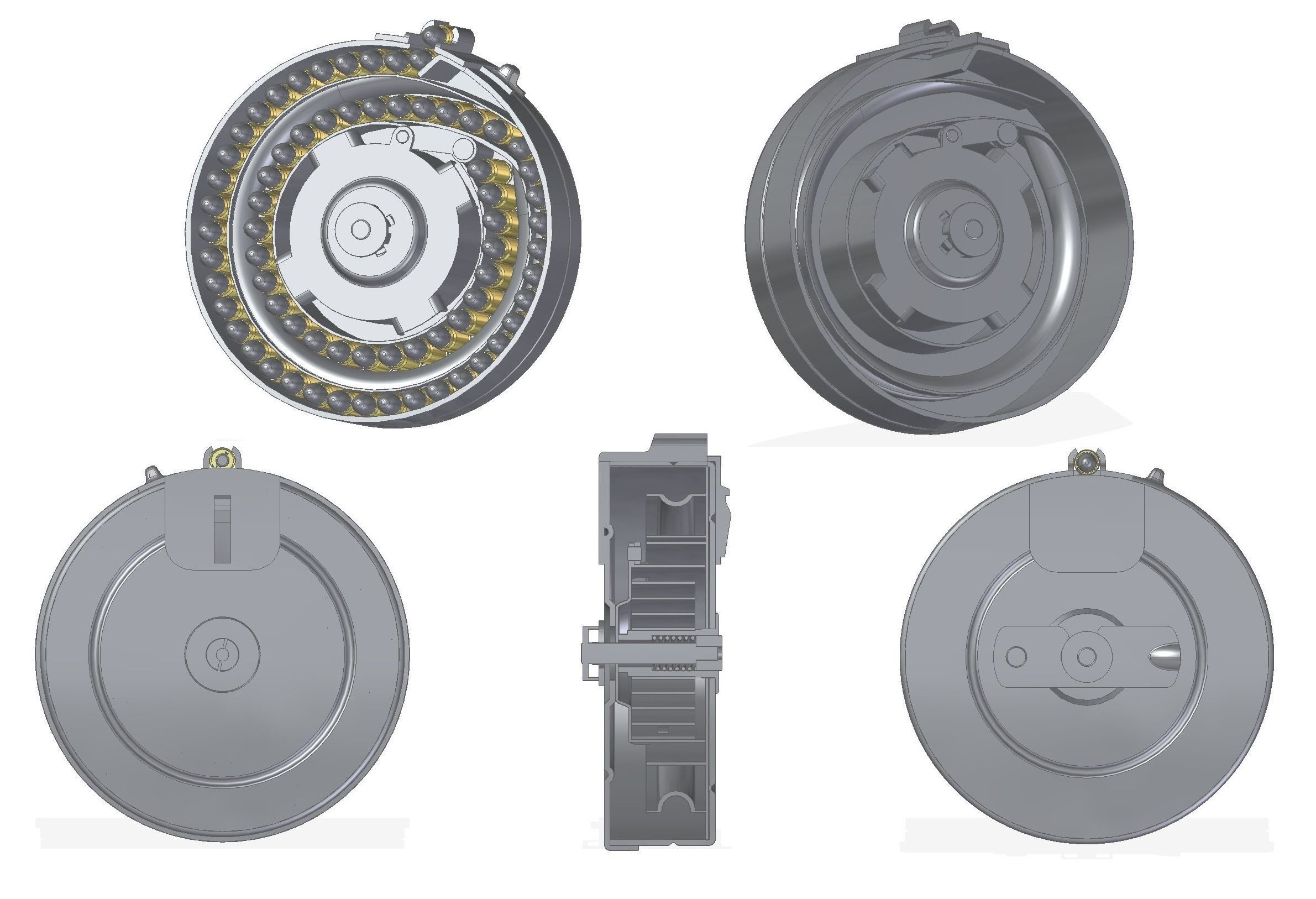 PPSh-41 rifle 3D model_12