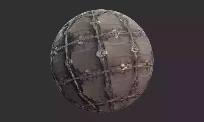 Sci-Fi Military Seamless PBR Texture 73