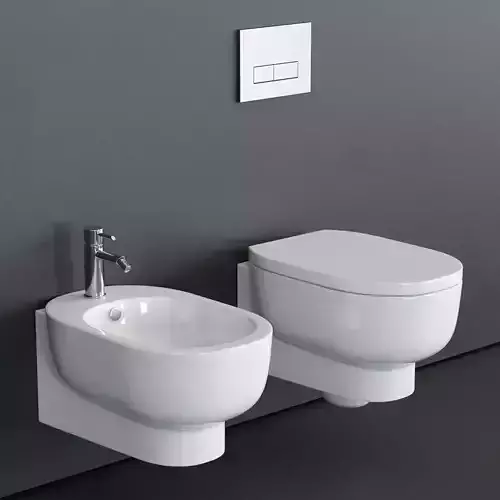 GALASSIA M2 55 Wall-Hung WC art 5245 art 5246