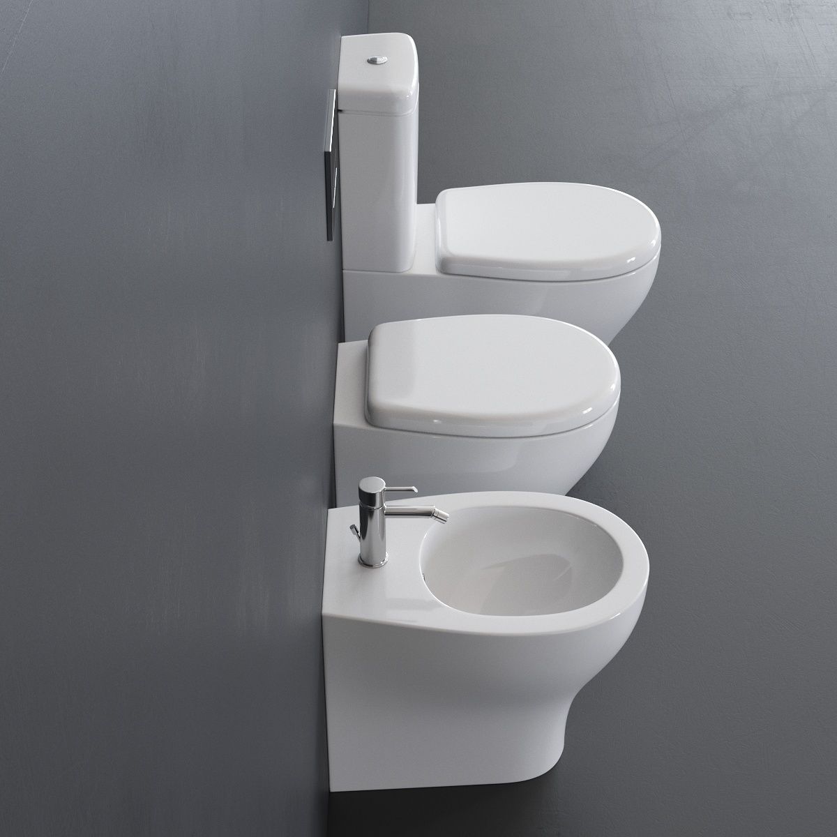 GALASSIA Eden WC art 7213 art 7214 art 7217 Low-poly 3D model_1