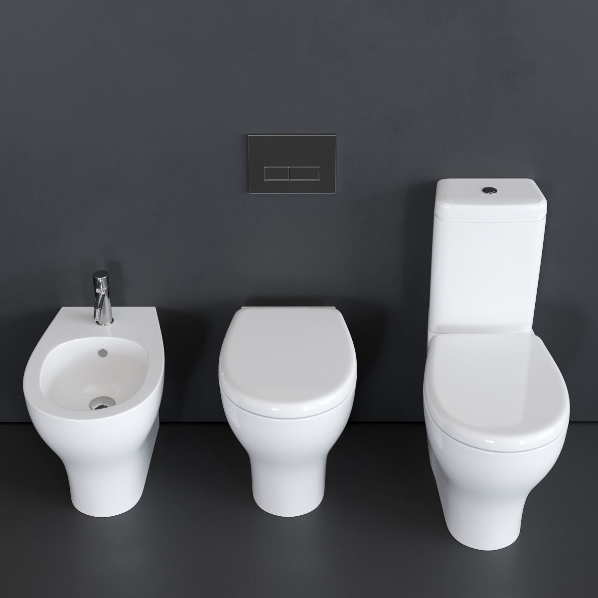 GALASSIA Eden WC art 7213 art 7214 art 7217 Low-poly 3D model_3