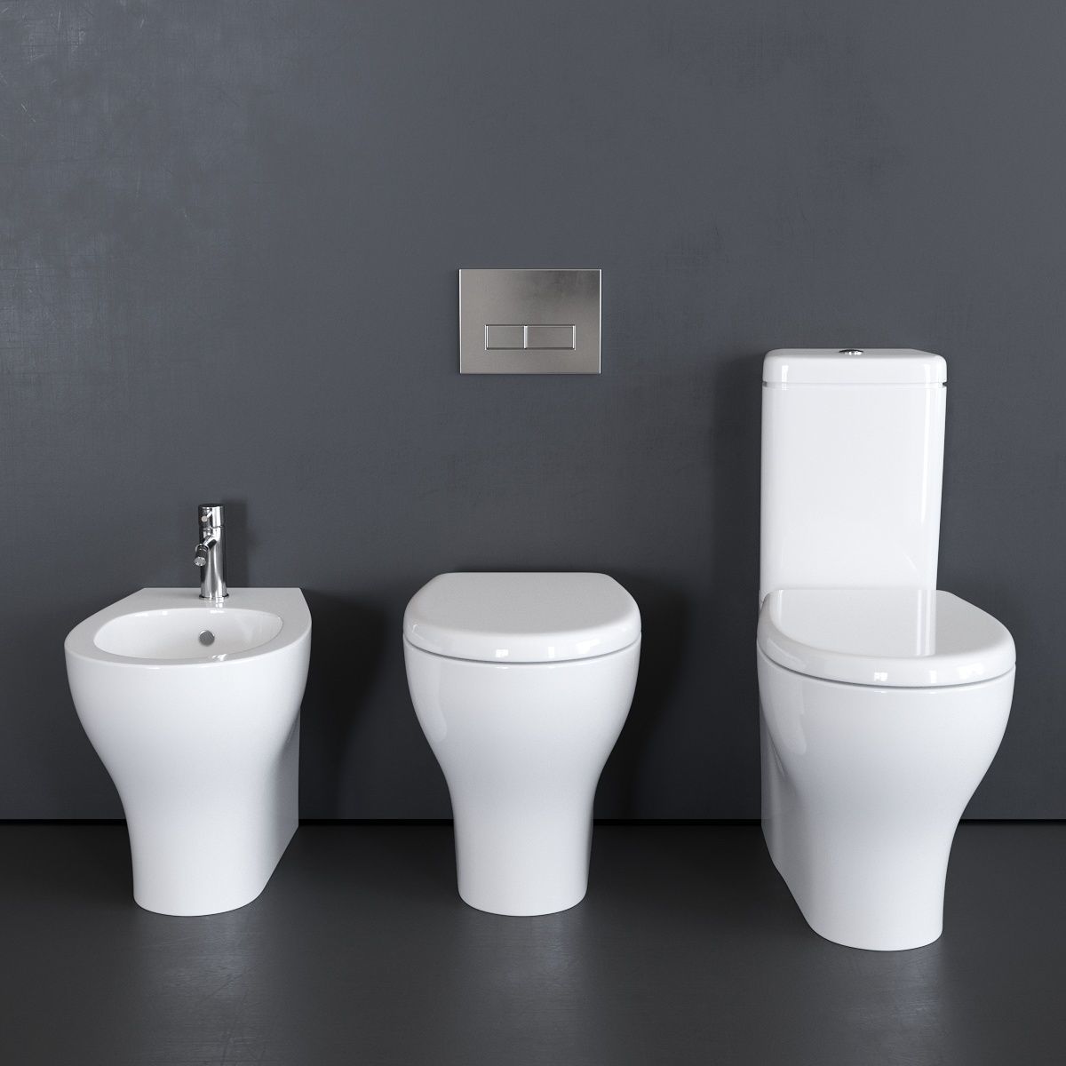 GALASSIA Eden WC art 7213 art 7214 art 7217 Low-poly 3D model_2