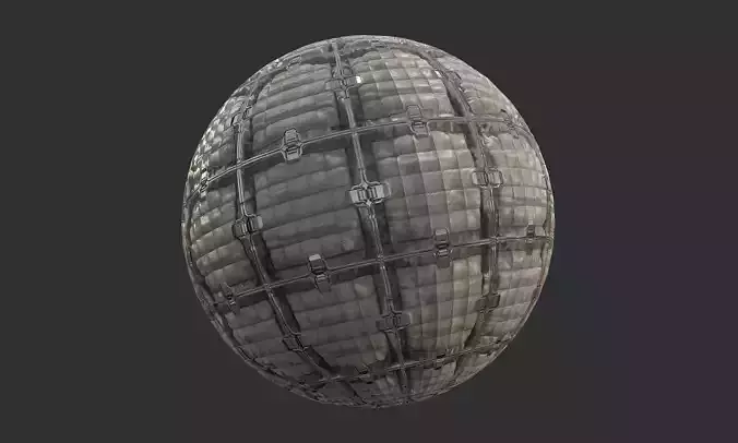 Sci-Fi Military Seamless PBR Texture 78