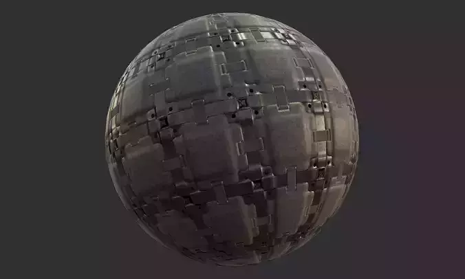 Sci-Fi Military Seamless PBR Texture 82