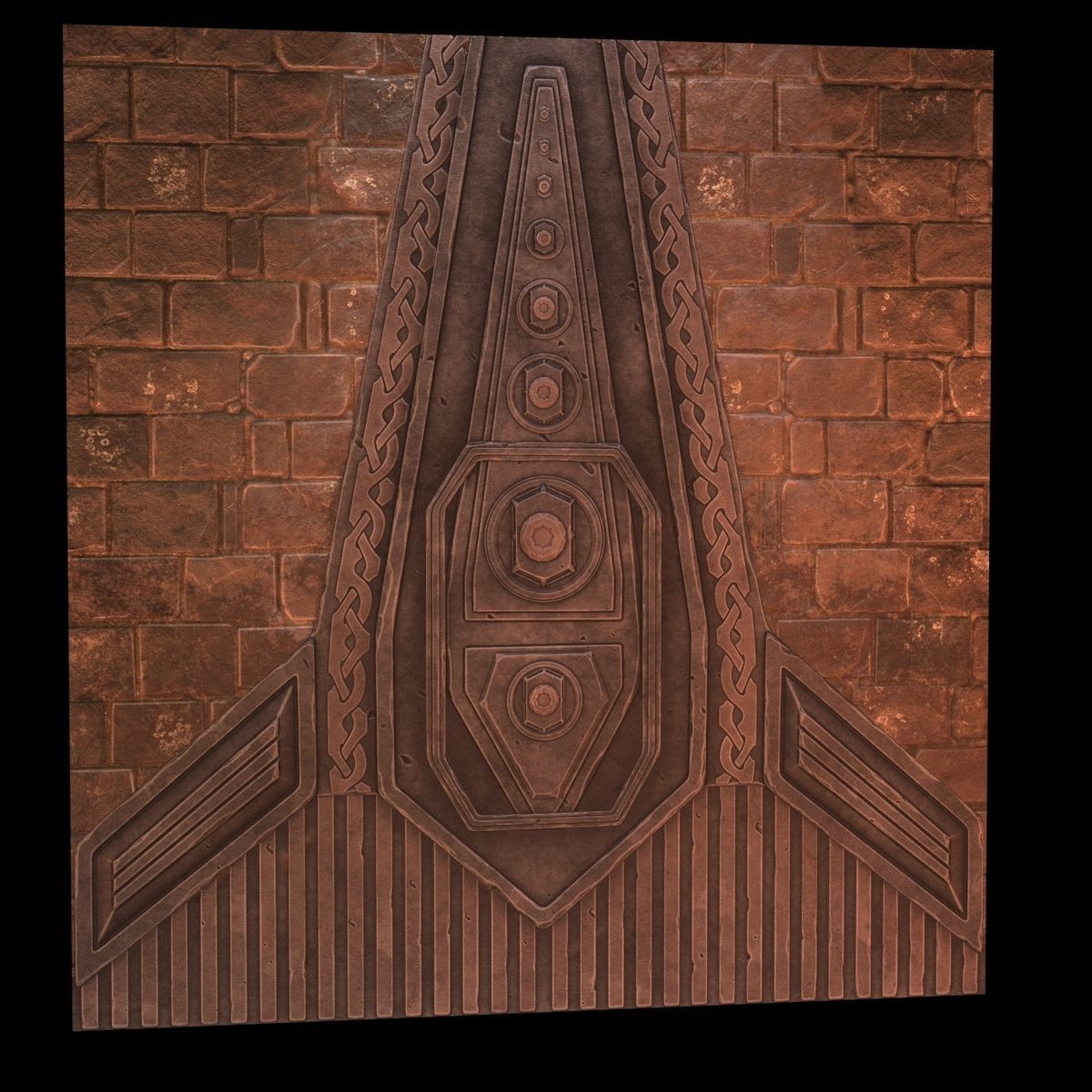 Viking tomb 3D model_18