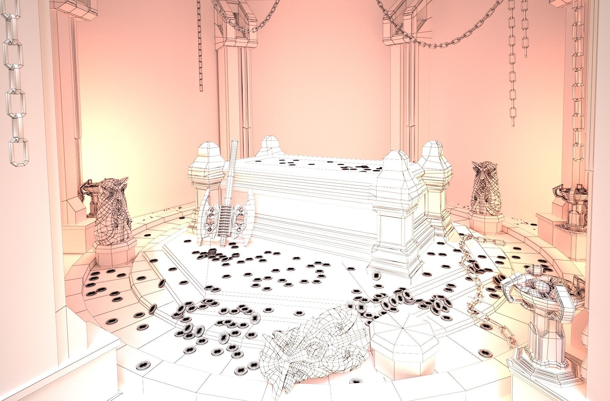 Viking tomb 3D model_30