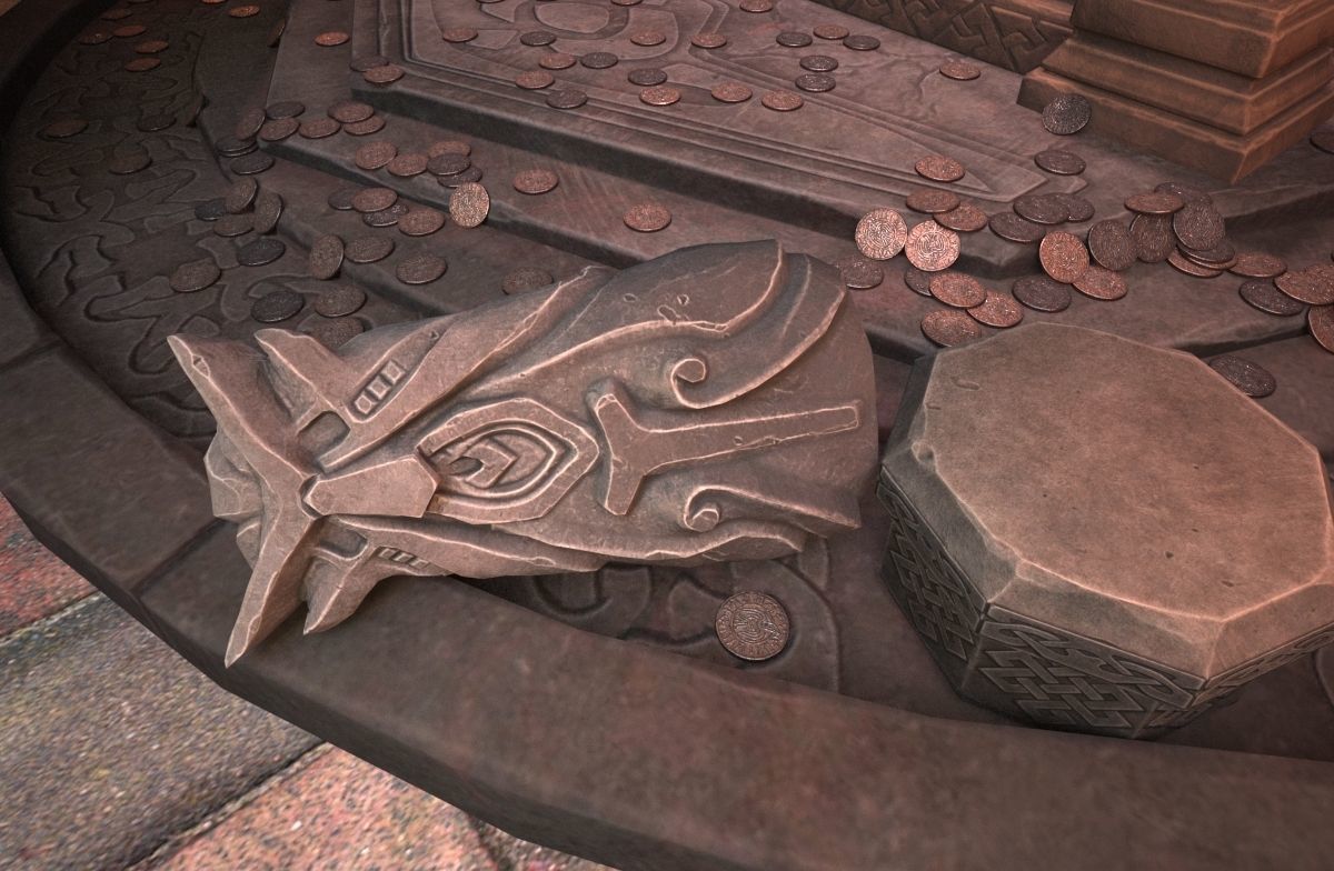 Viking tomb 3D model_4