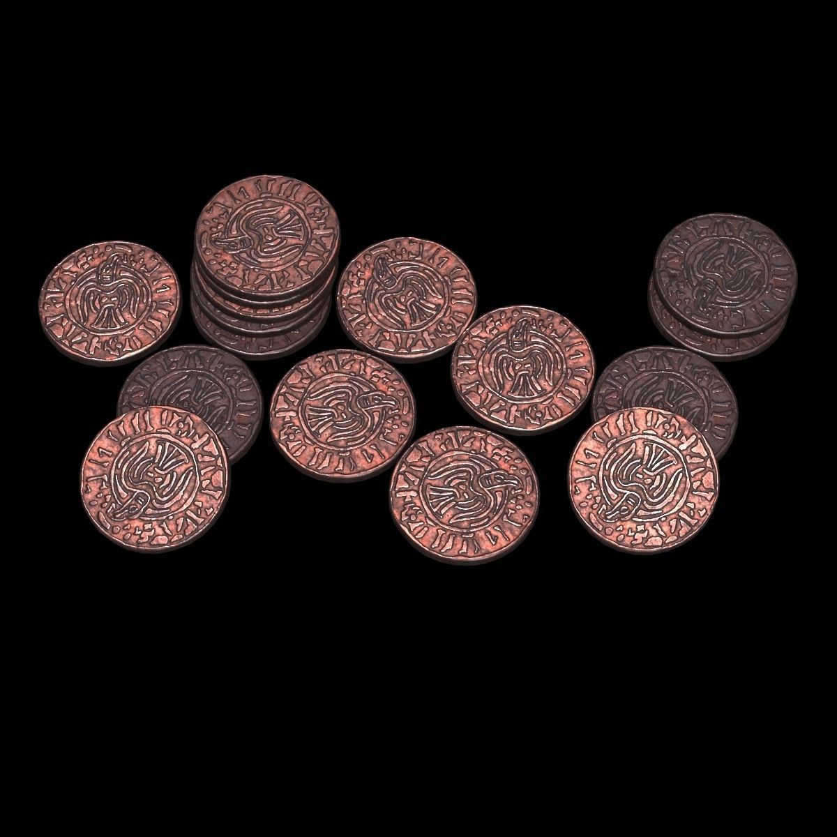 Viking tomb 3D model_14