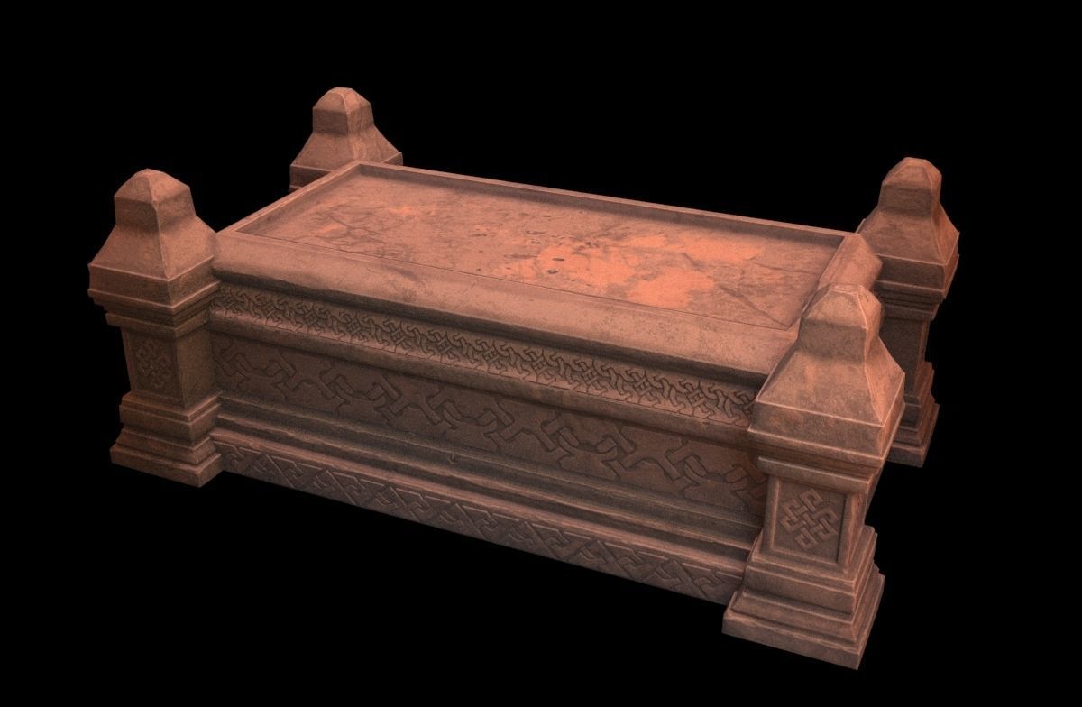 Viking tomb 3D model_10