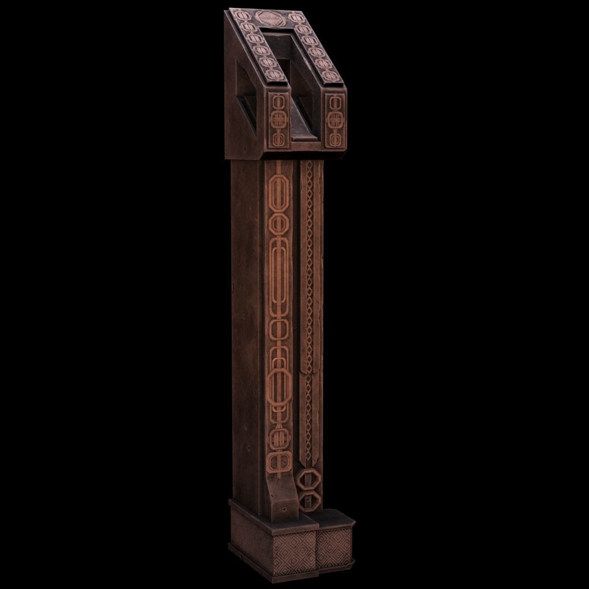 Viking tomb 3D model_16