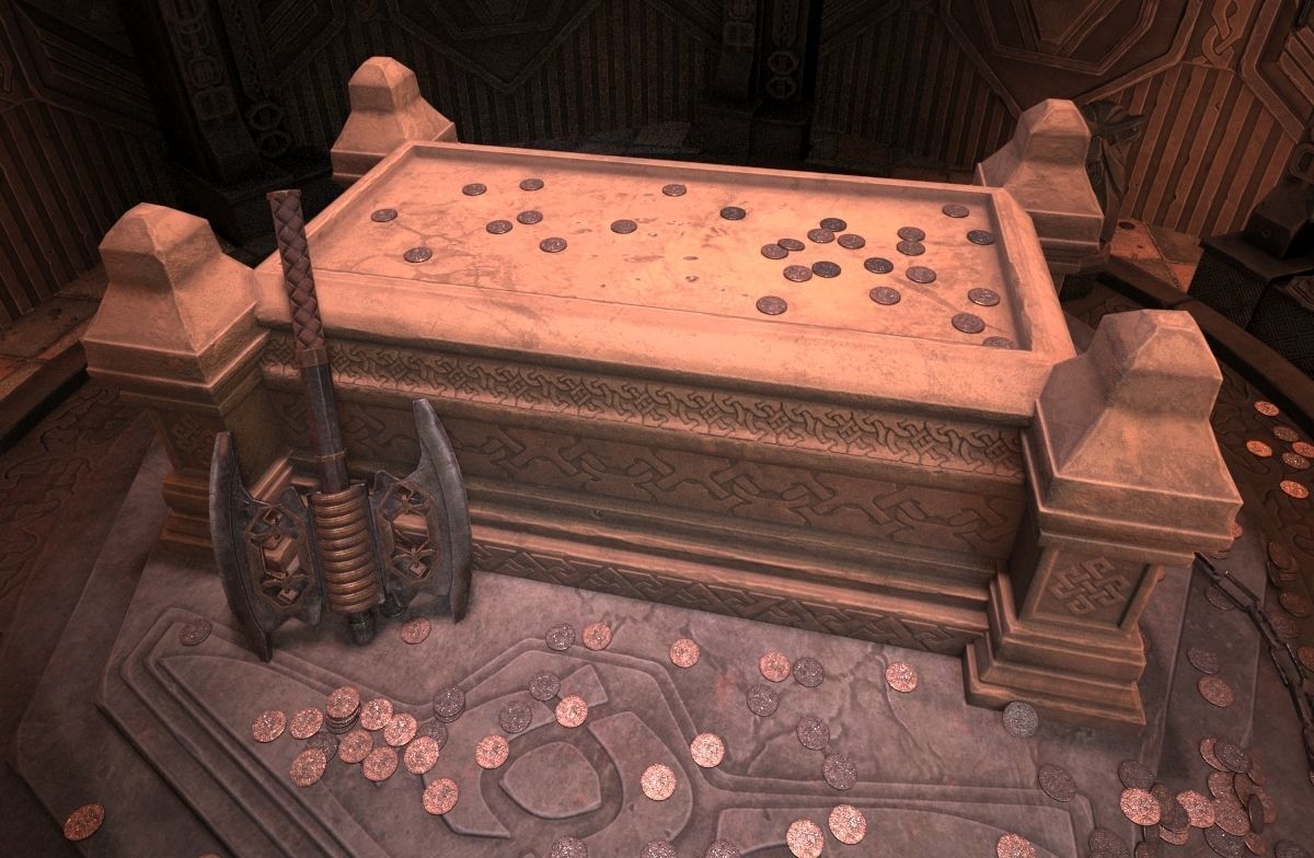 Viking tomb 3D model_3