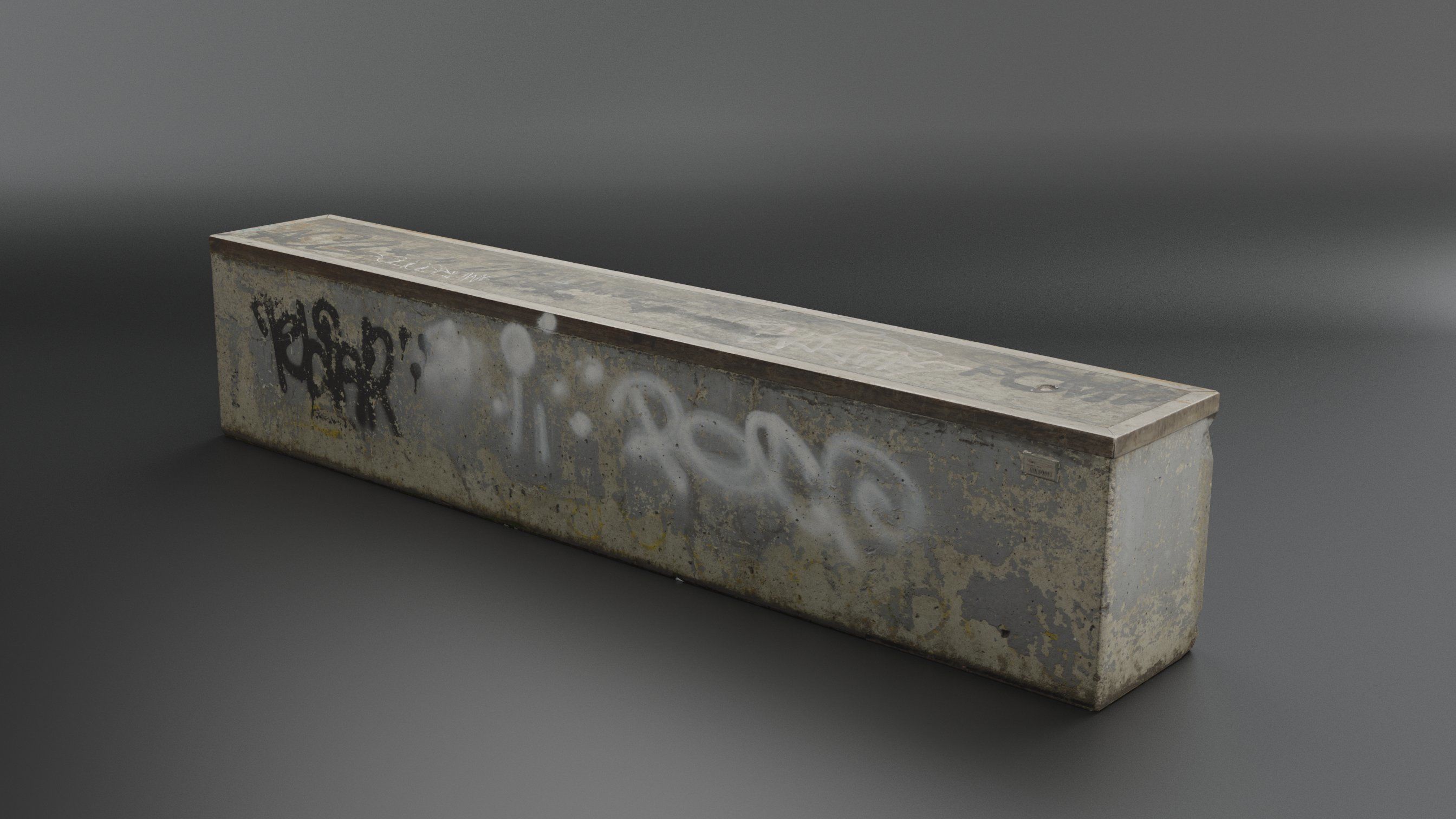 Small Skatepark Ramp Low-poly 3D model_5