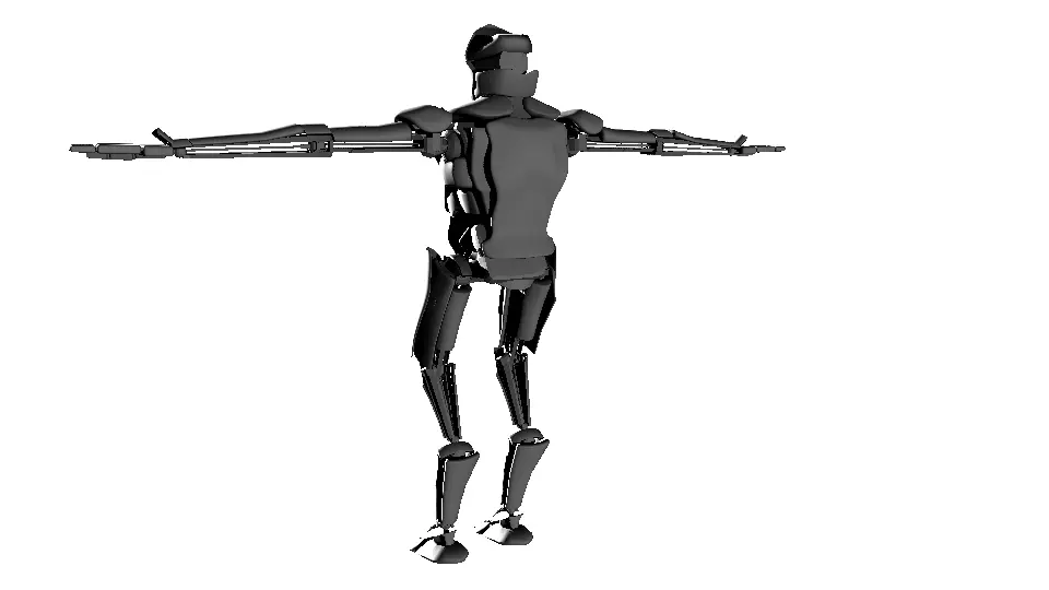 Robot Soldier Free 3D model