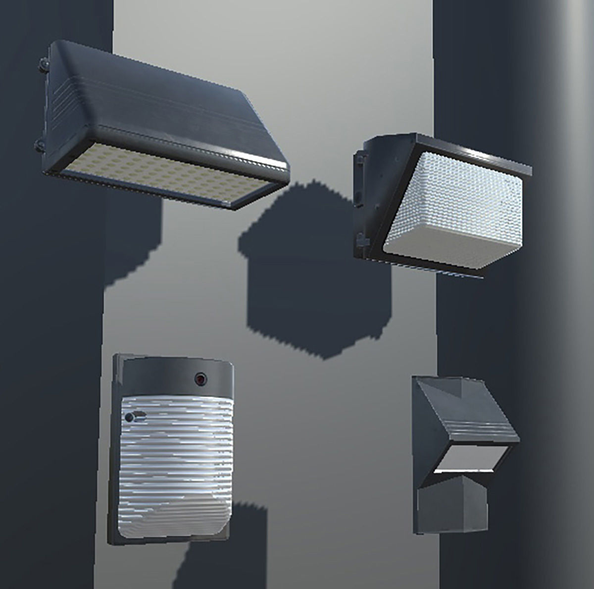 Indoor Parking Lot Low-poly 3D model_20