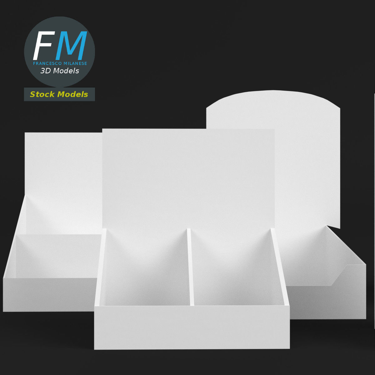Counter display mockups 3D model_3