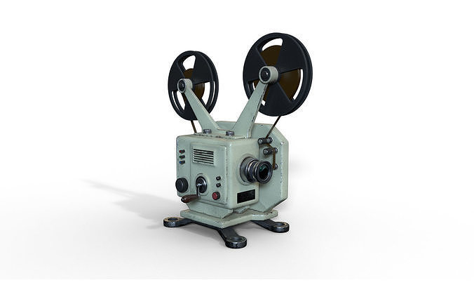 Vintage Projector Camera 3D model