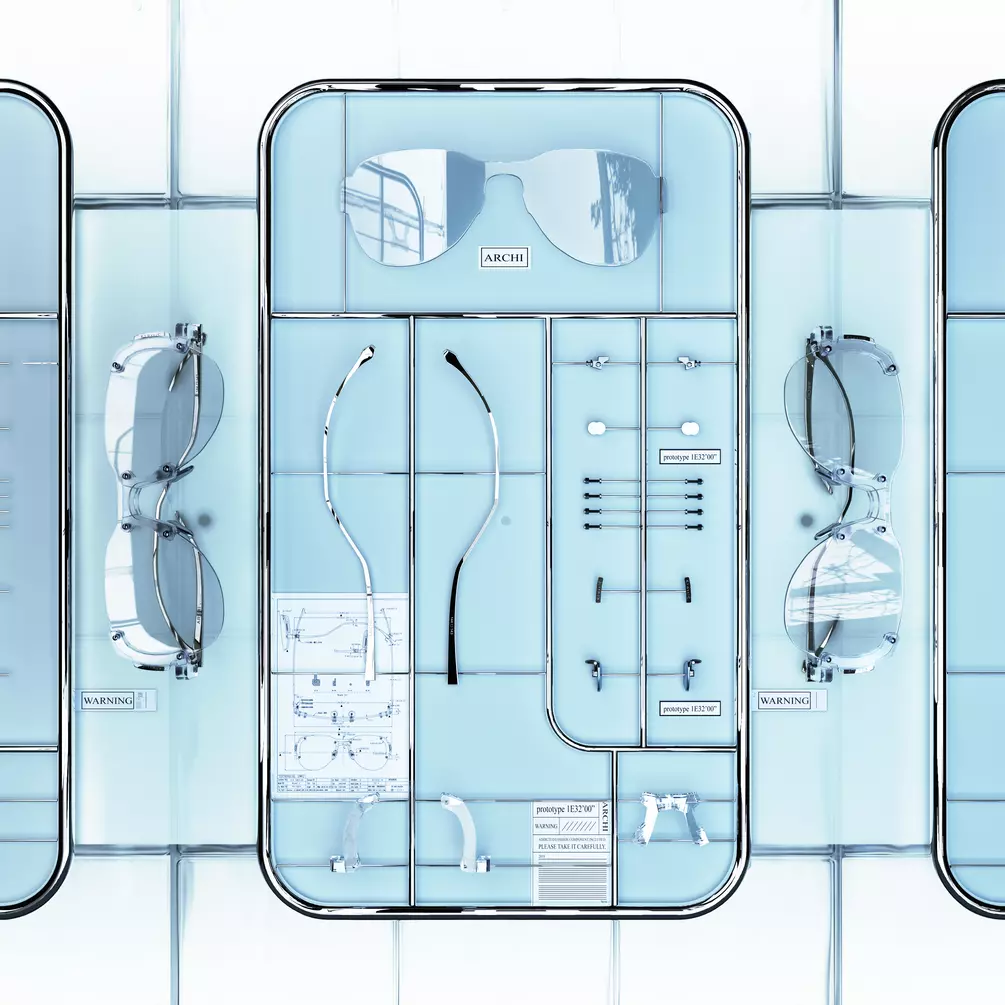  Lab Glasses Concept Art 3D file 3D model_0