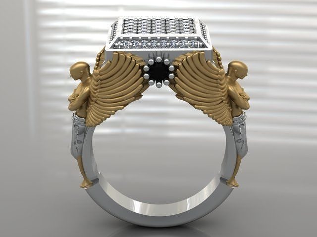 men ring print model 3D print model