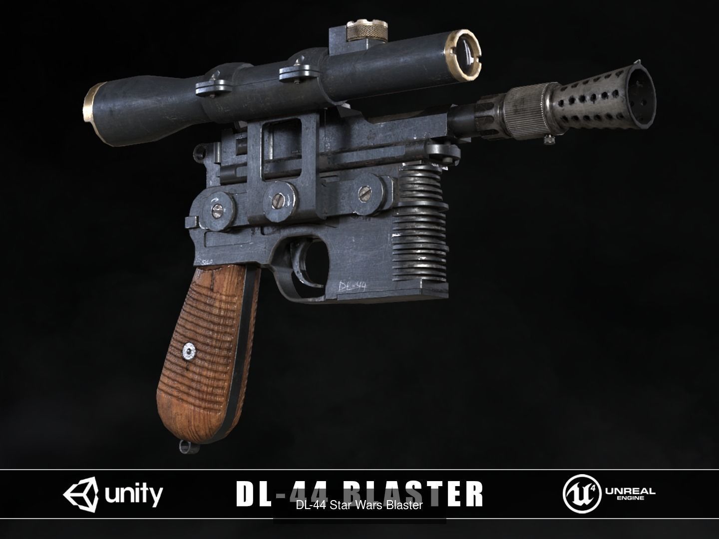 Pistols Pack 3D Model Collection_3