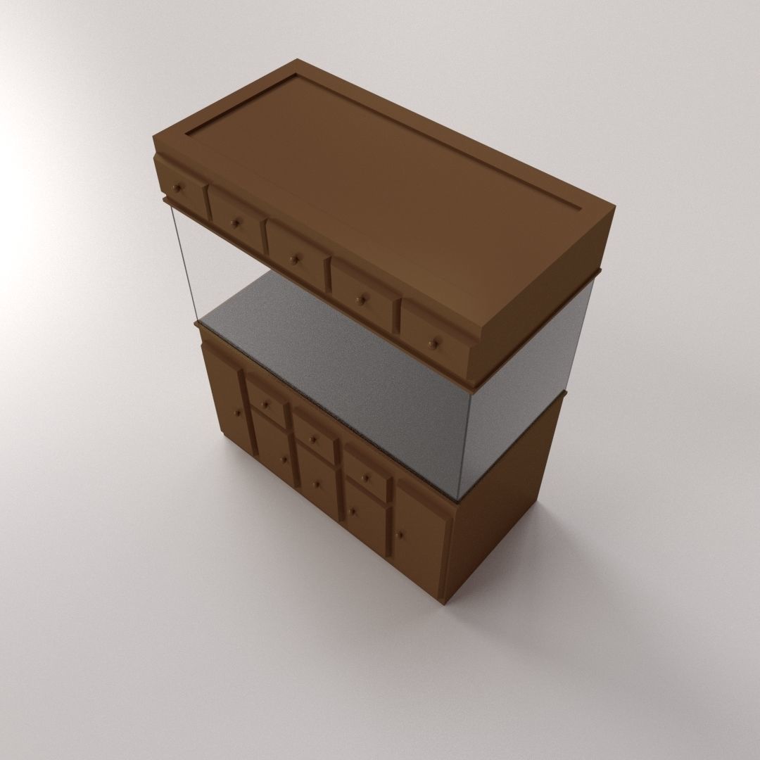 Aquarium v2 3D model_1