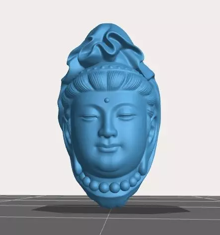 GUANYIN buddha head Free 3D print model_0