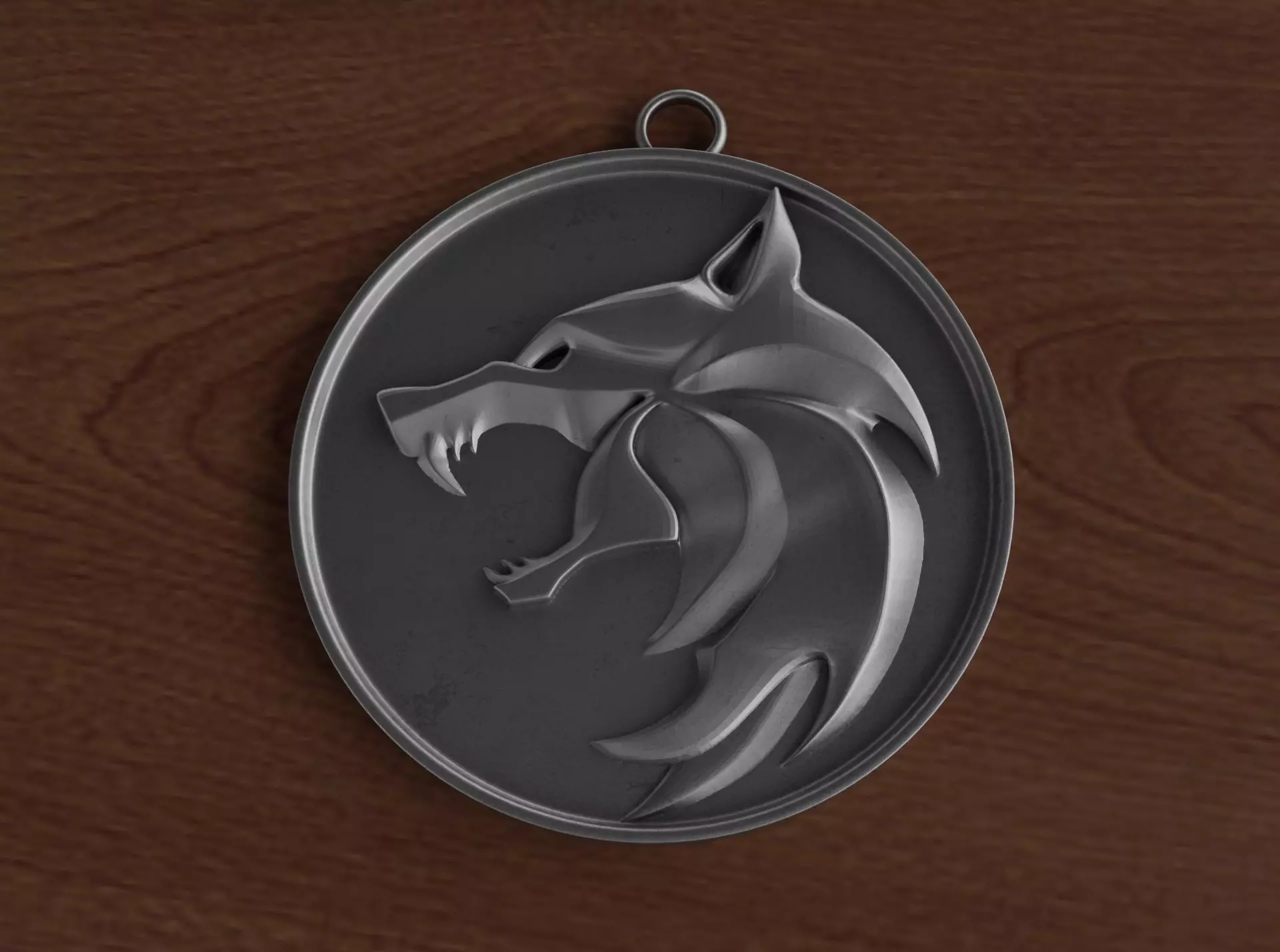 The Witcher medallion 3D print model_0