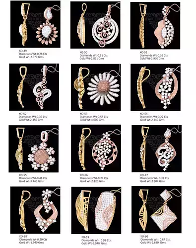 Korean collection gold and diamond earring designs