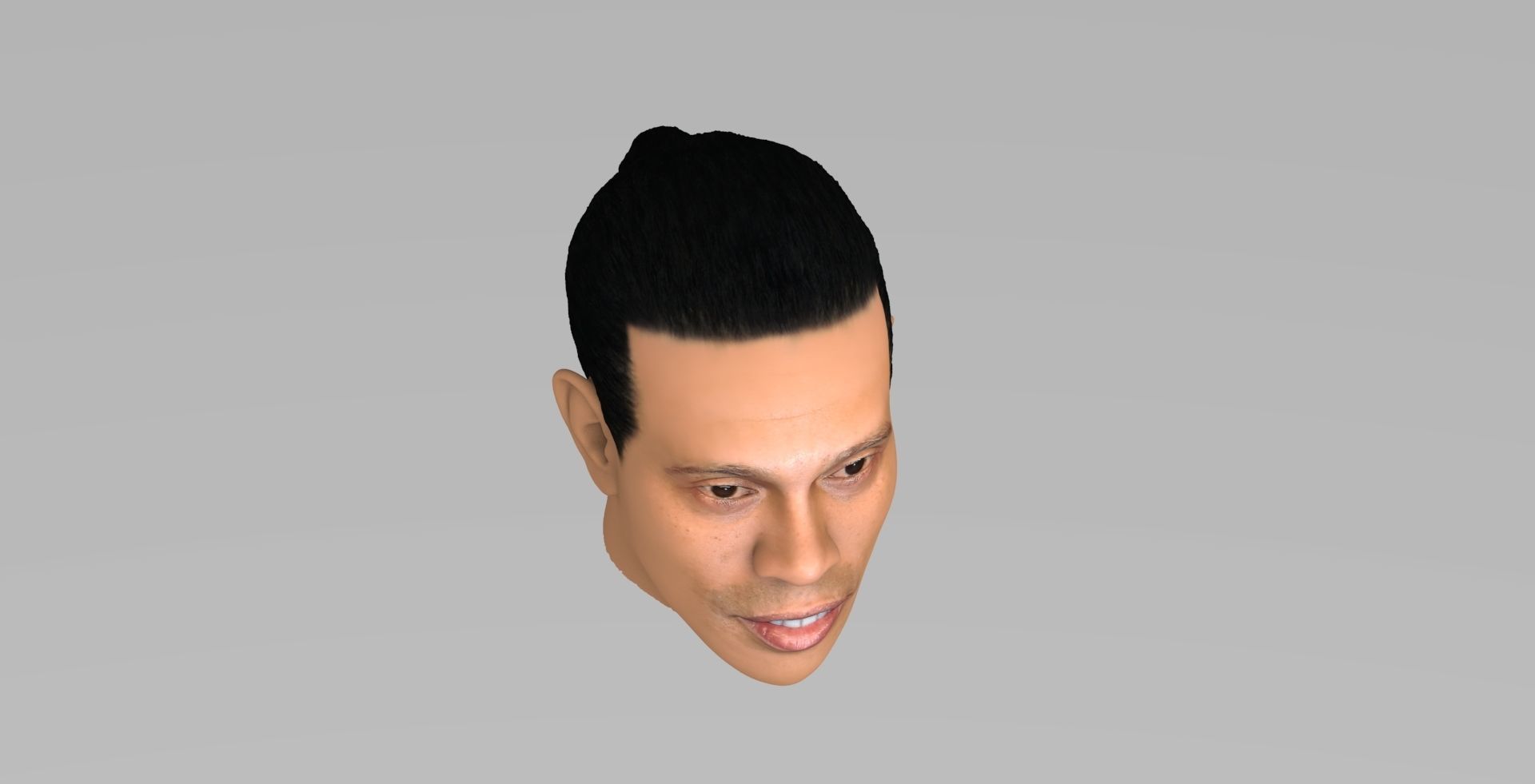 Ronaldinho nba headshot 3D model_7