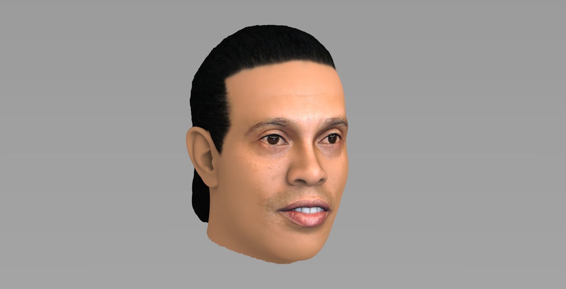 Ronaldinho nba headshot 3D model_6