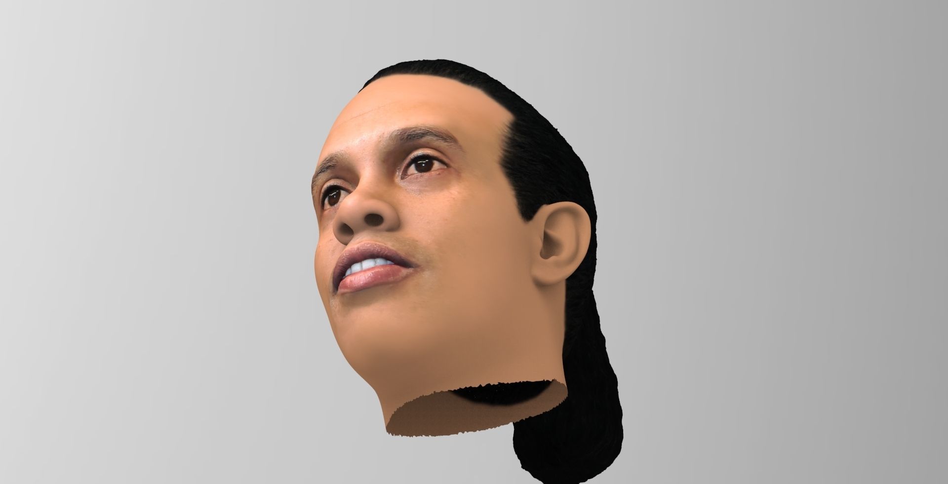 Ronaldinho nba headshot 3D model_12