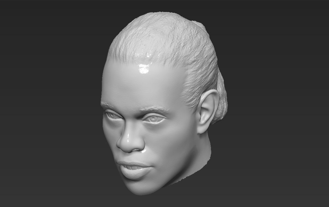 Ronaldinho nba headshot 3D model_31