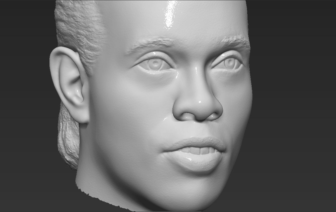 Ronaldinho nba headshot 3D model_36