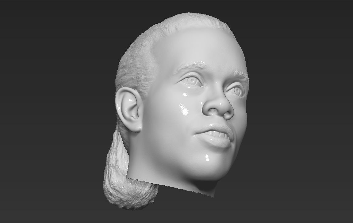 Ronaldinho nba headshot 3D model_33