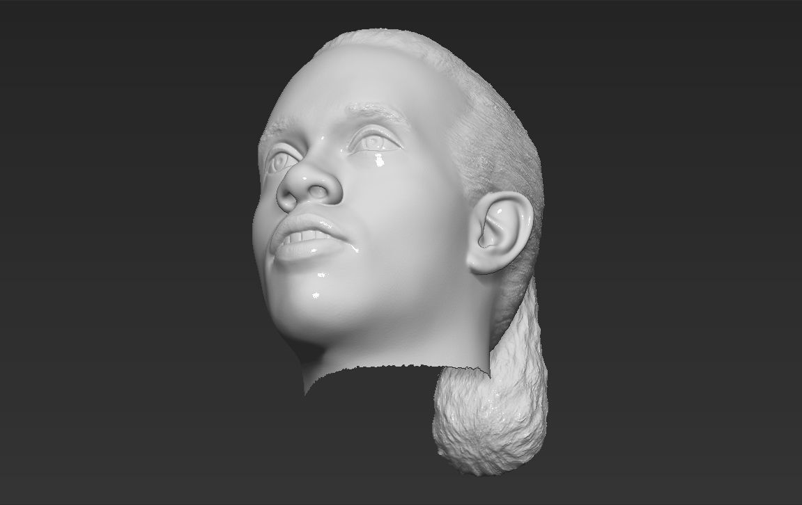 Ronaldinho nba headshot 3D model_34