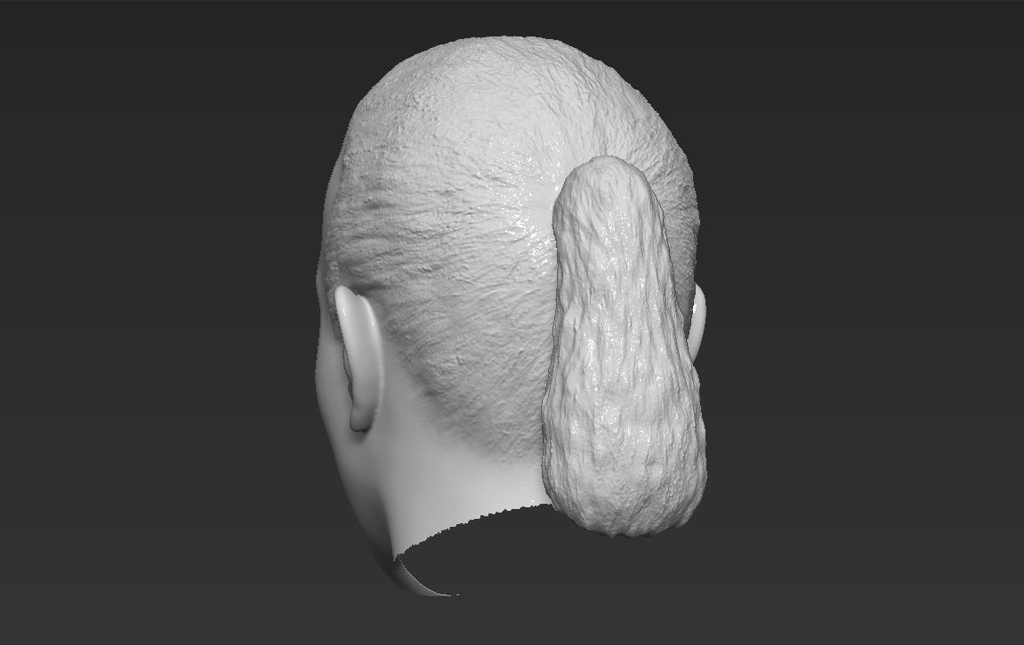 Ronaldinho nba headshot 3D model_24