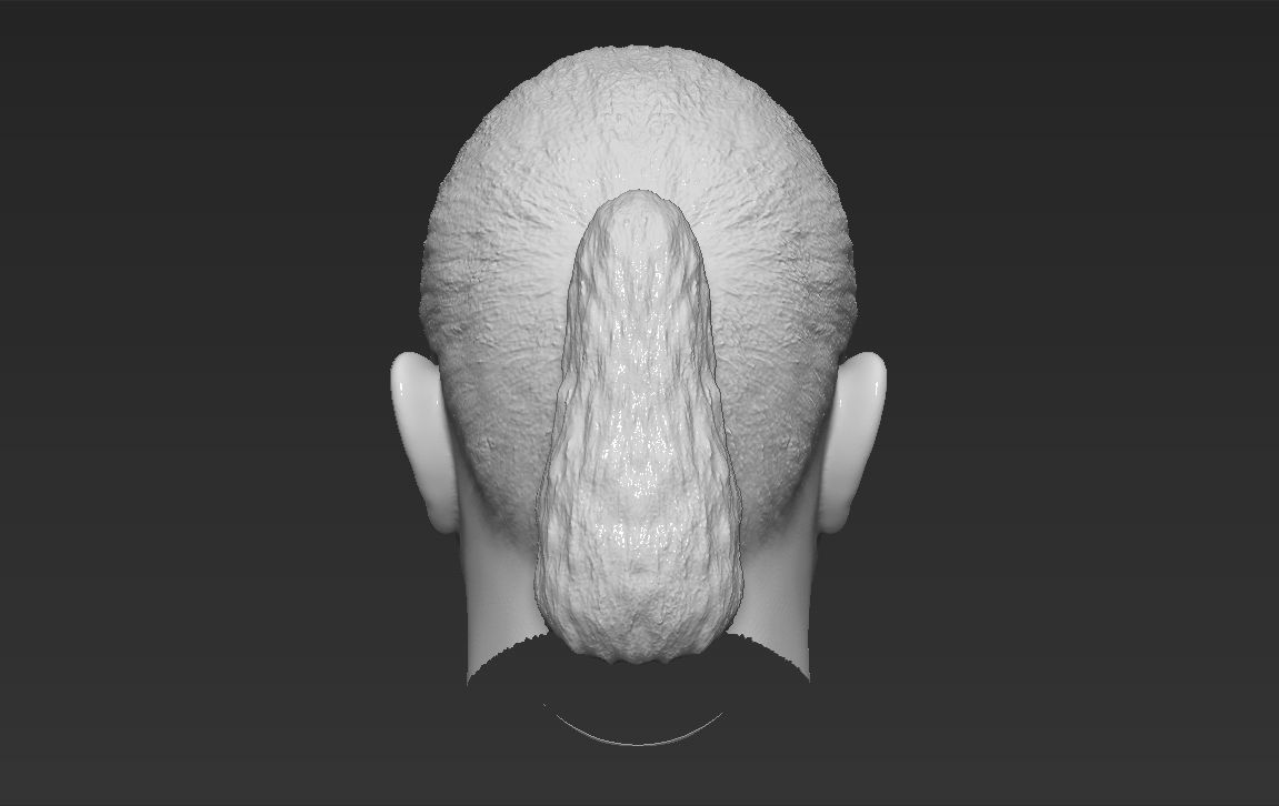 Ronaldinho nba headshot 3D model_25