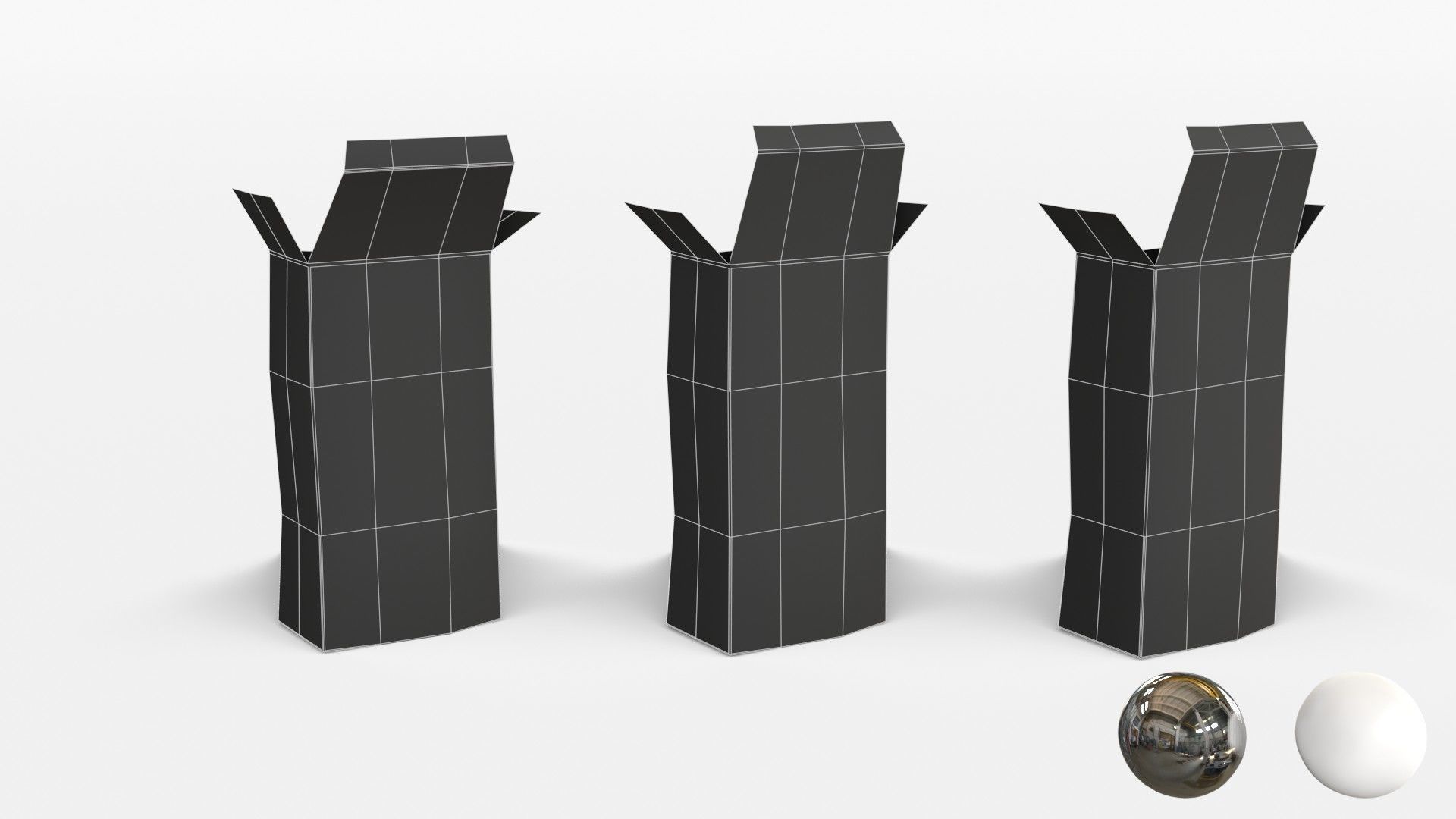US K-Ration boxes End War WWII - Dirty version Low-poly 3D model_19