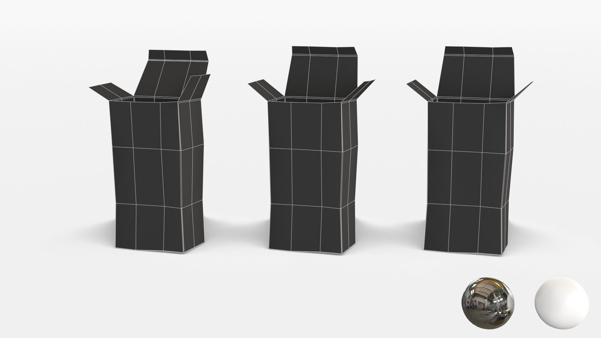 US K-Ration boxes End War WWII - Dirty version Low-poly 3D model_20