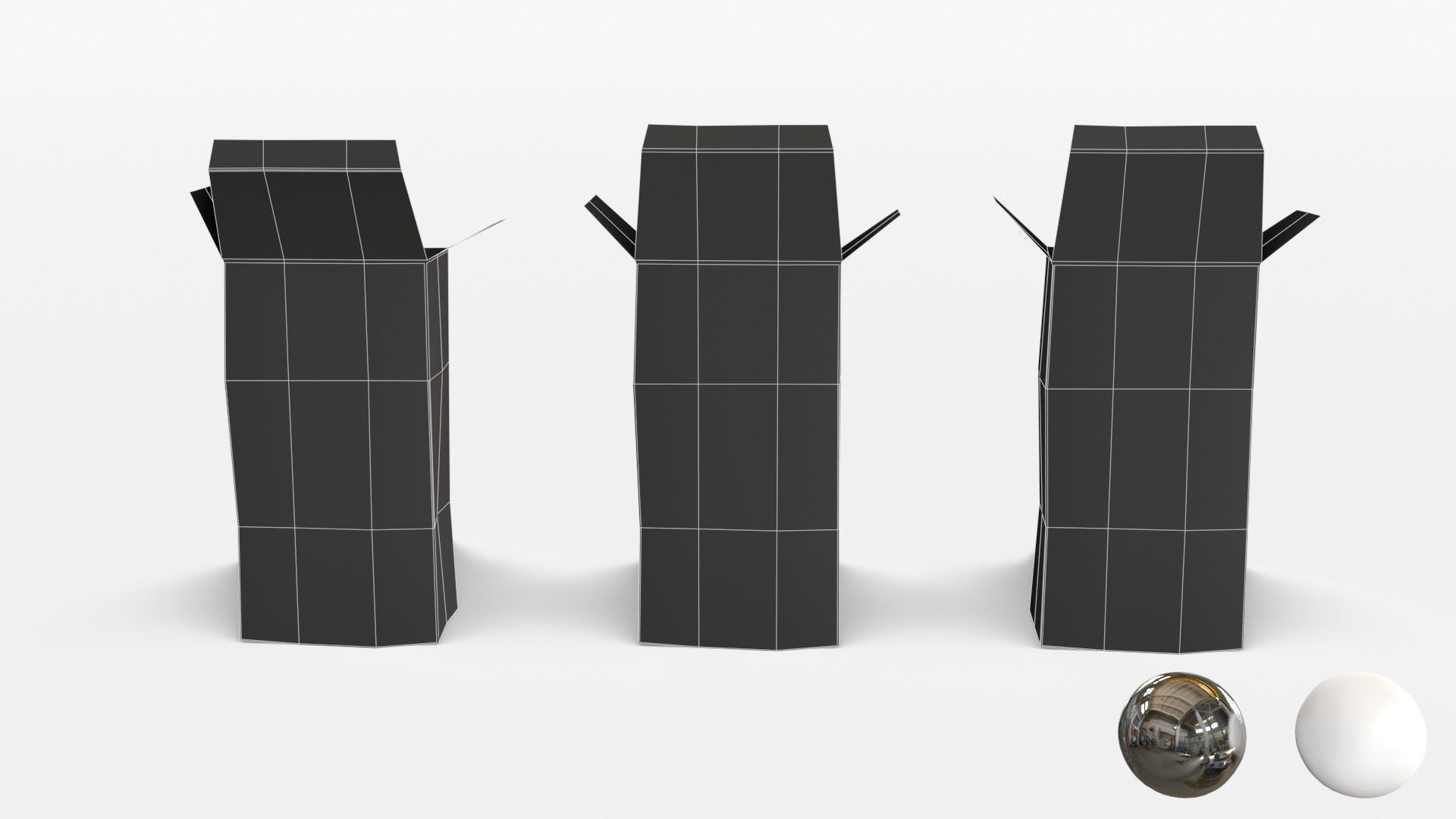 US K-Ration boxes End War WWII - Dirty version Low-poly 3D model_25