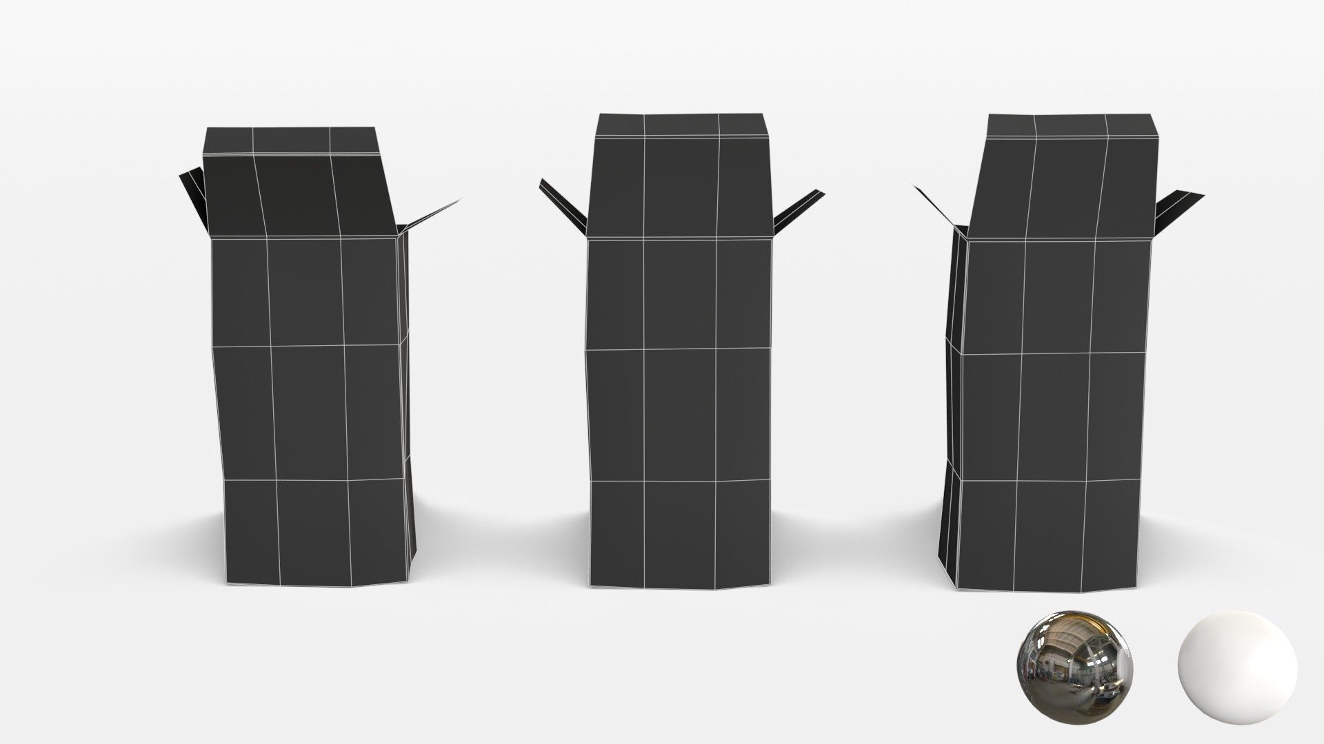 US K-Ration boxes End War WWII - Dirty version Low-poly 3D model_18