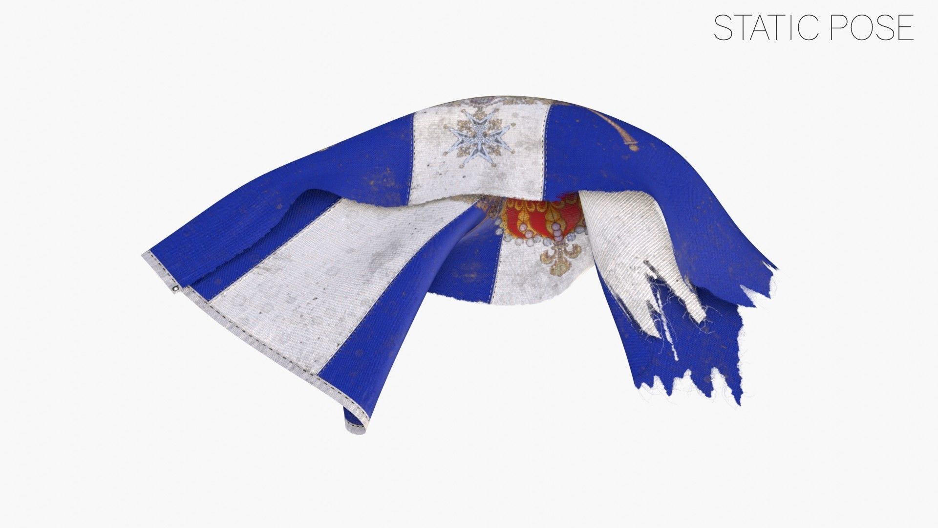 Old Merchants Naval Flags 3D Model Collection_27