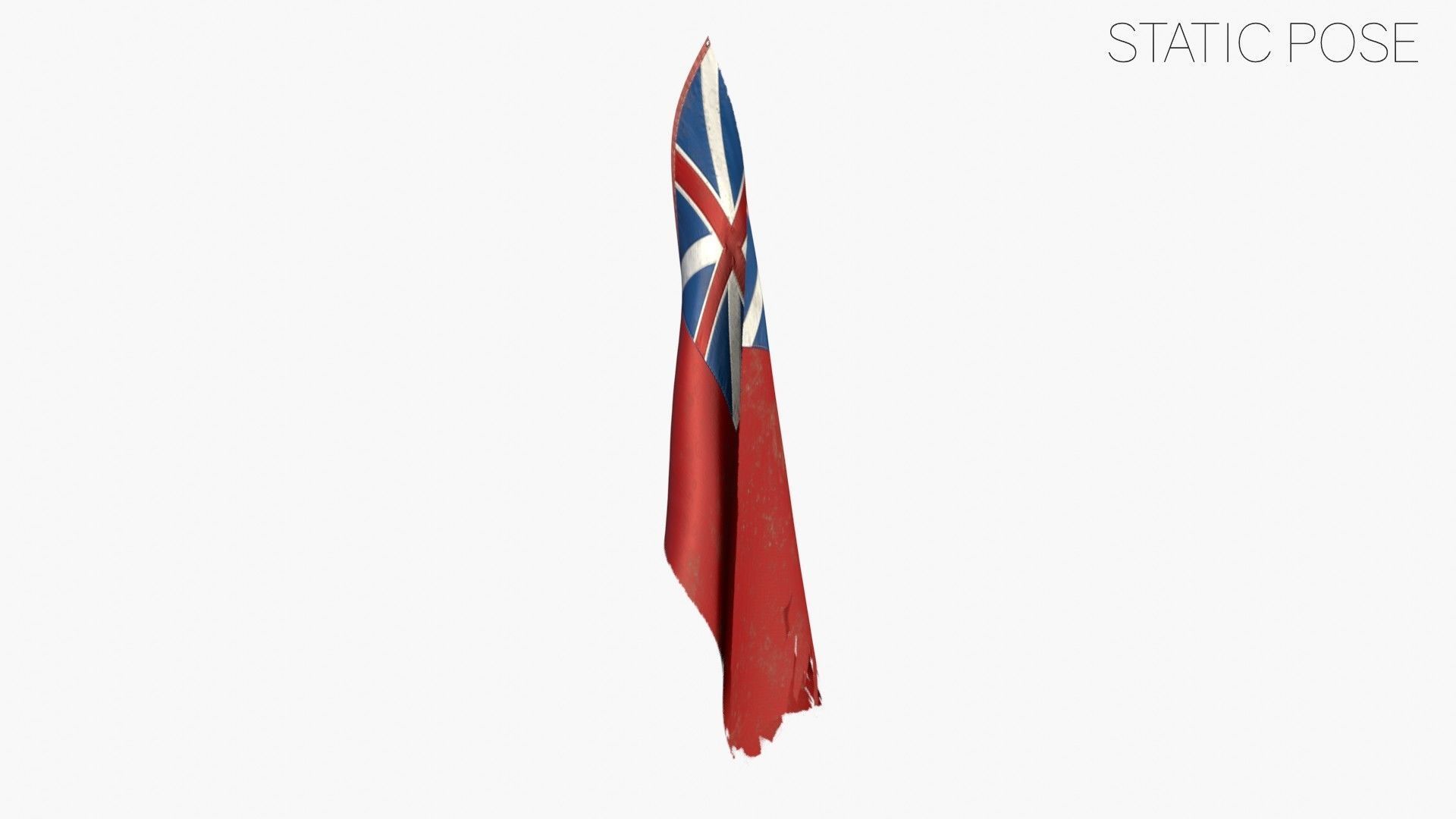 Old Merchants Naval Flags 3D Model Collection_9